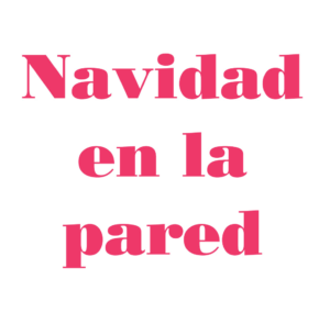 Navidad en la pared